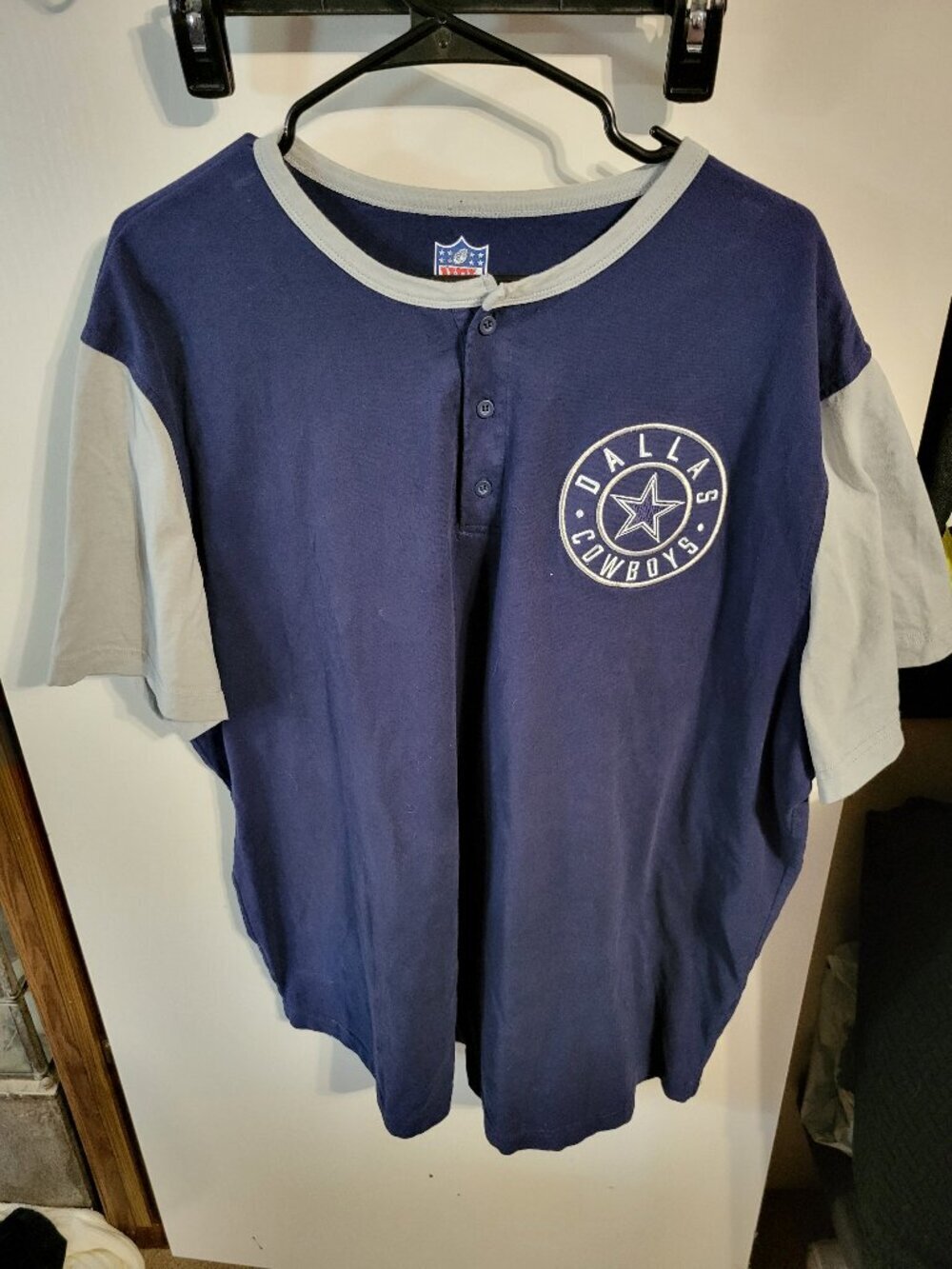 MENS DALLAS COWBOYS EMBROIDERED T SHIRT SZ 3XL
